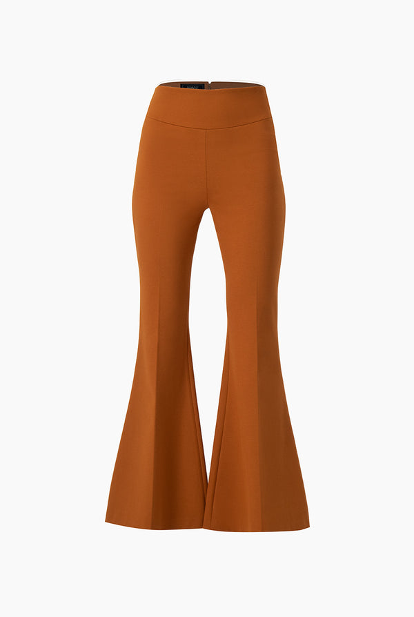 Pantalon campana pretina en V