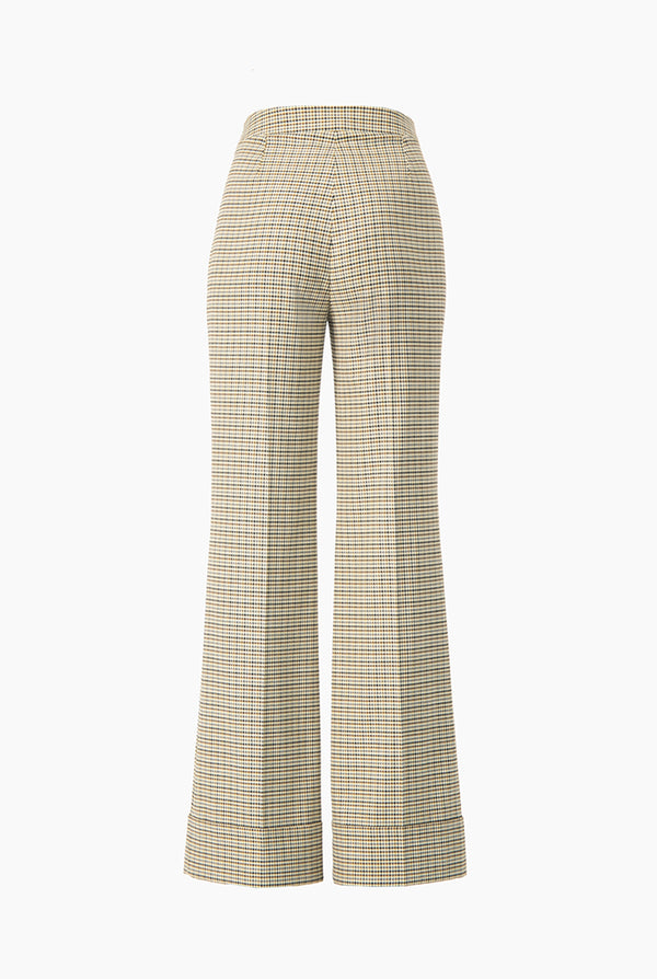 Pantalon semi campana a la cintura