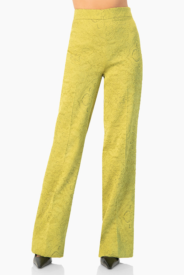 Pantalon amplio de dobladillo ancho