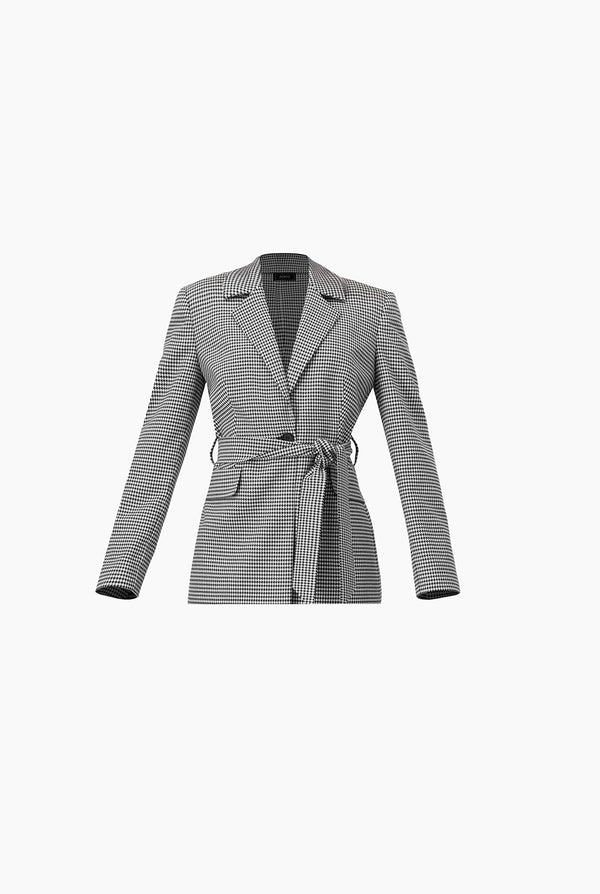 Saco cinta en cintura