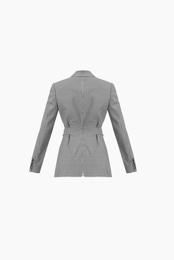 Saco cinta en cintura