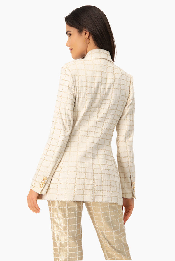 Saco largo con botones