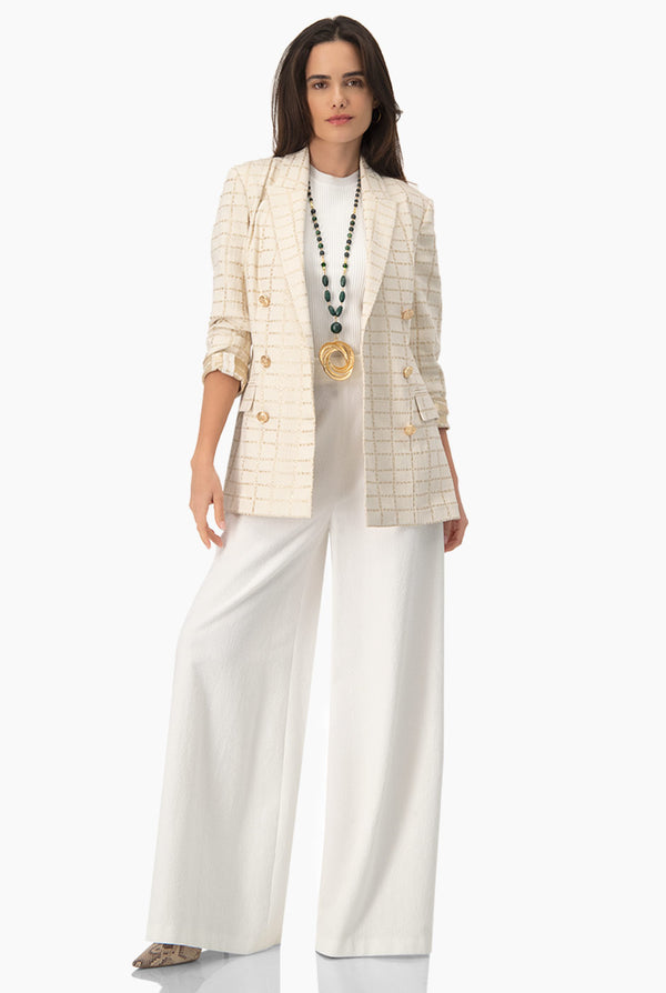 Saco largo con botones