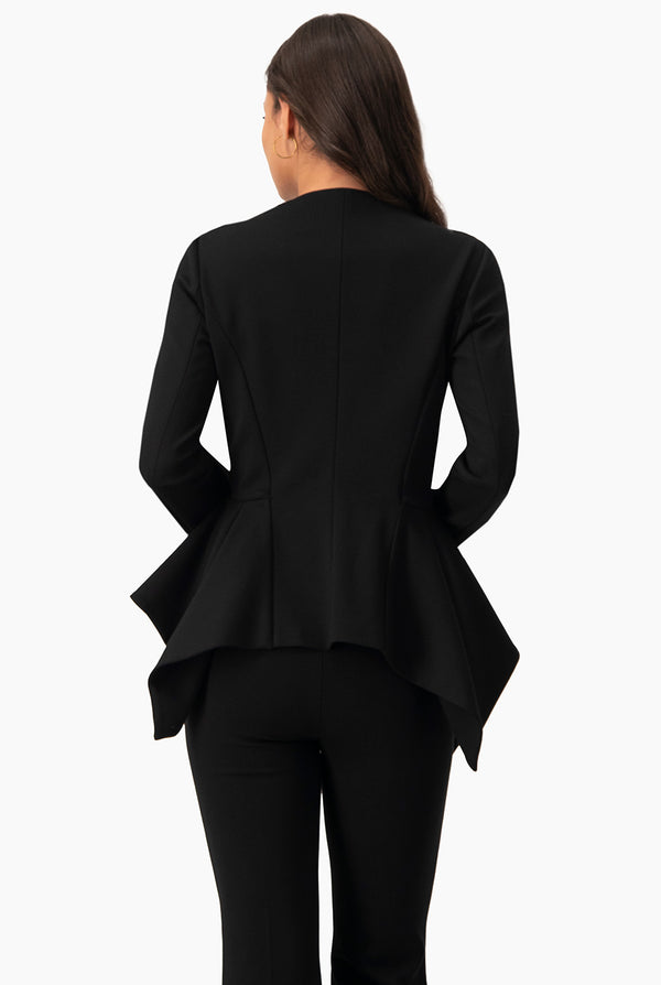 Saco liso peplum