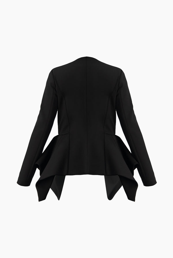 Saco liso peplum