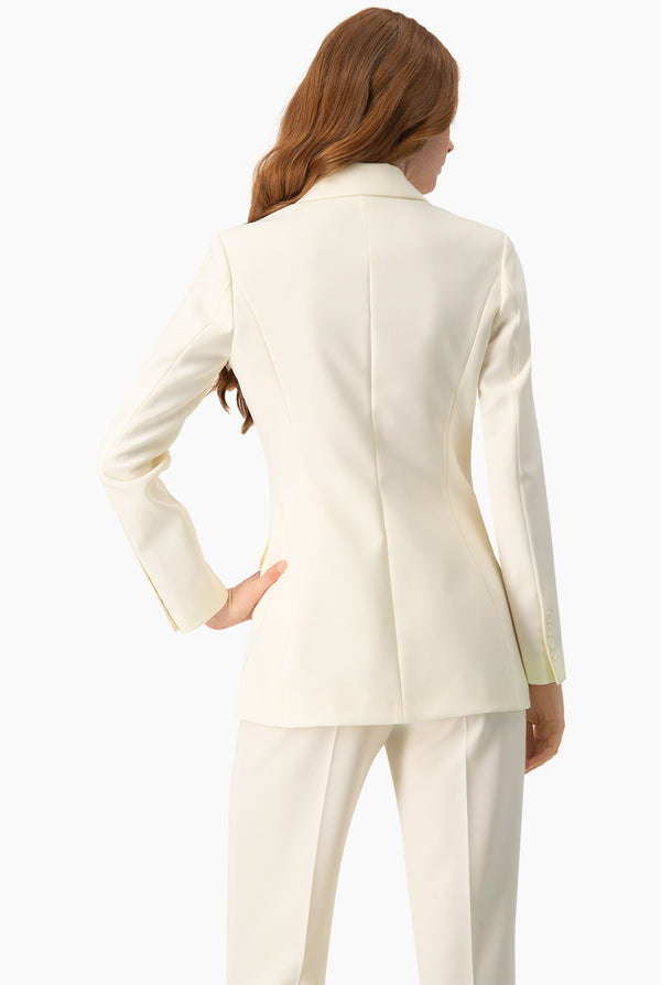 Blazer liso de un boton