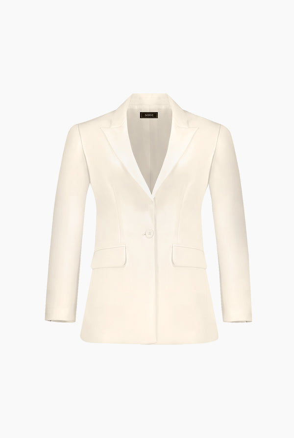 Blazer liso de un boton