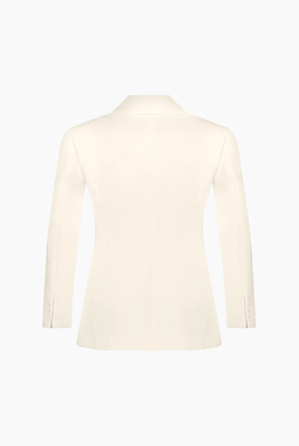 Blazer liso de un boton