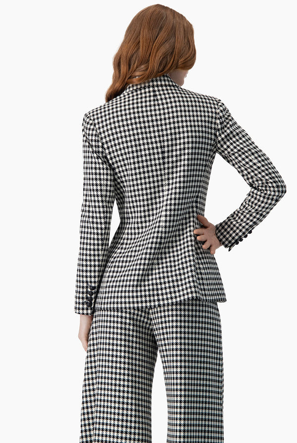 Blazer cruzado de doble botonadura