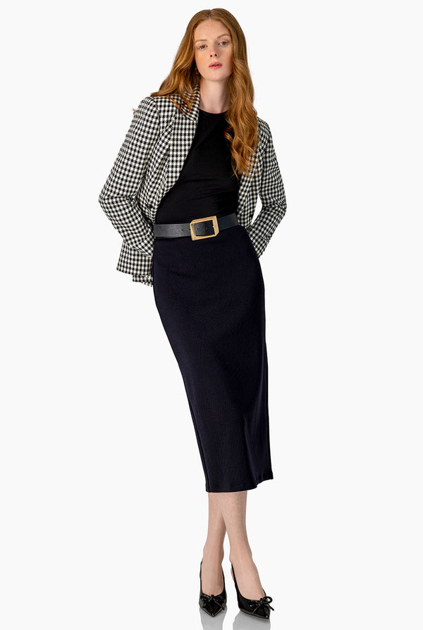 Blazer cruzado de doble botonadura