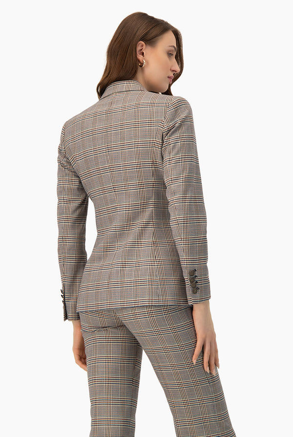 Saco cruzado doble boton