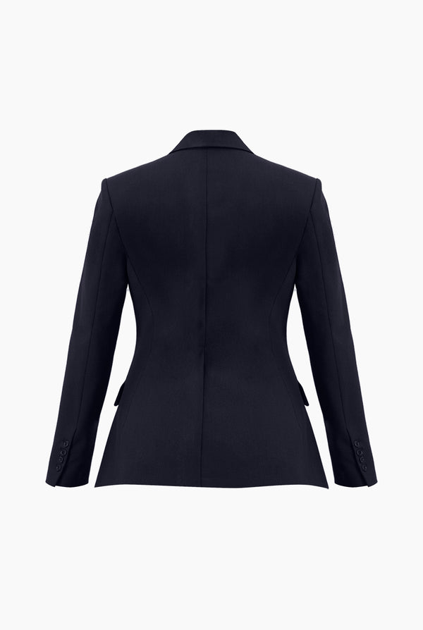 Saco marino sastreado de un boton