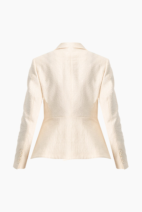 Saco liso cruce sencillo