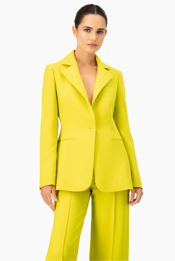 Saco sastreado verde