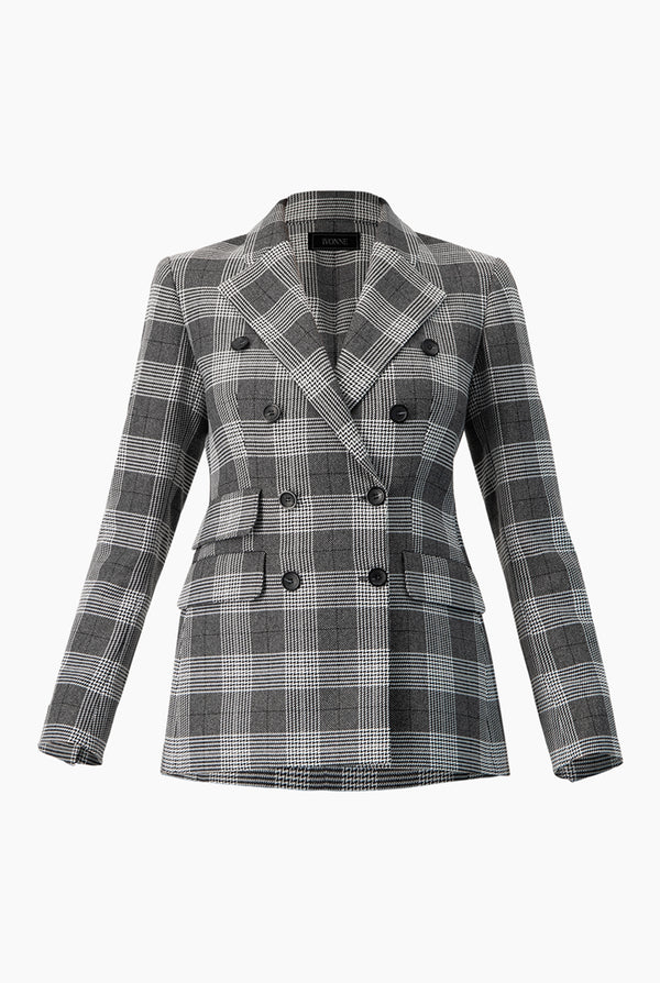 Saco sastreado y doble botonadura