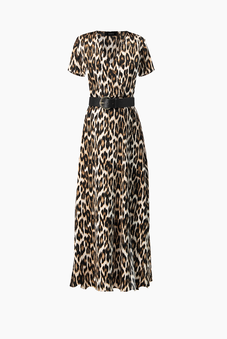 Vestido maxi estampado animal print