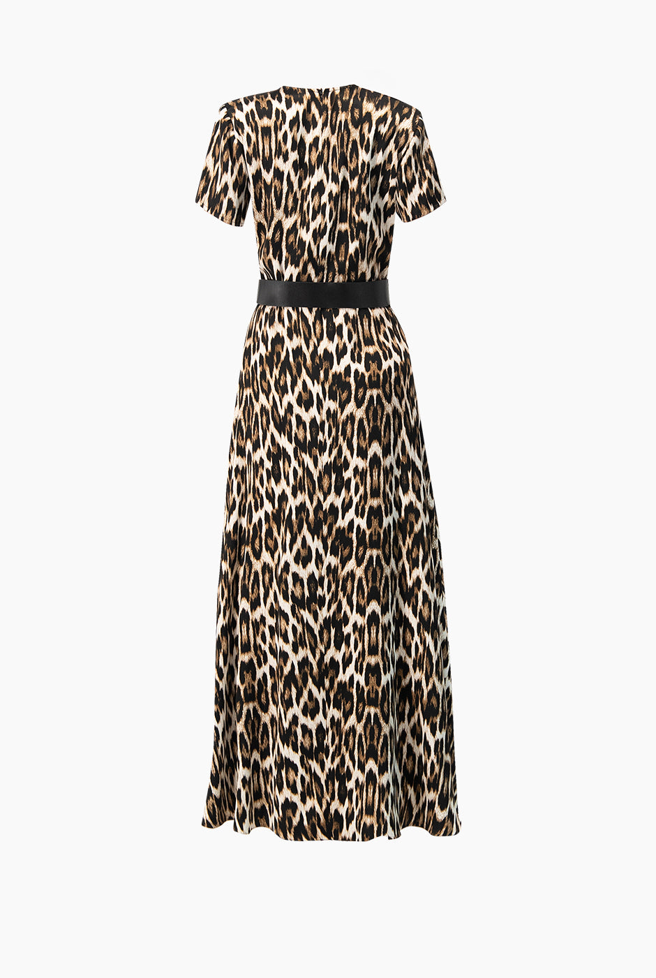 Vestido maxi estampado animal print