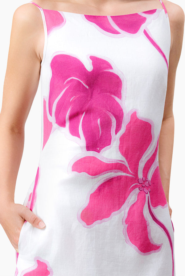 Vestido estampado sin mangas