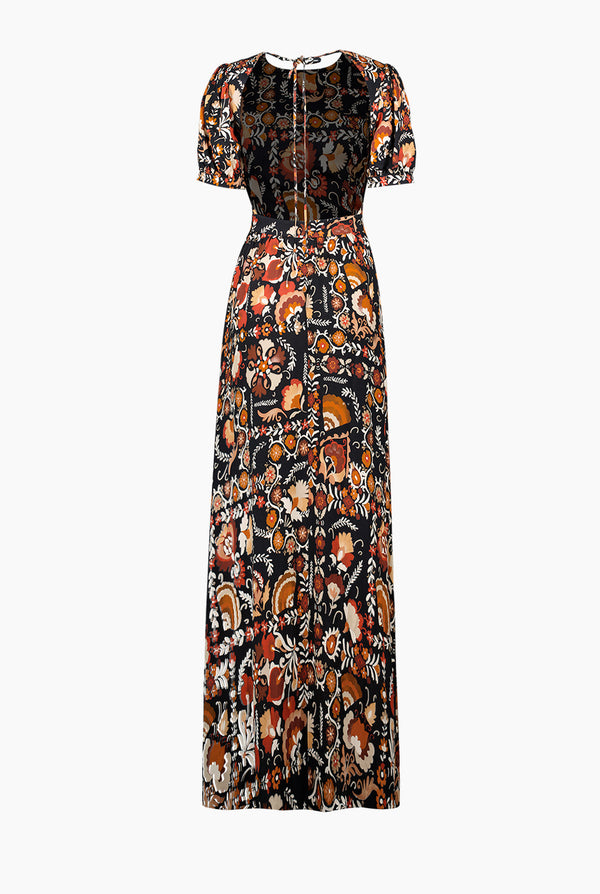 Maxi vestido de espalda descubierta