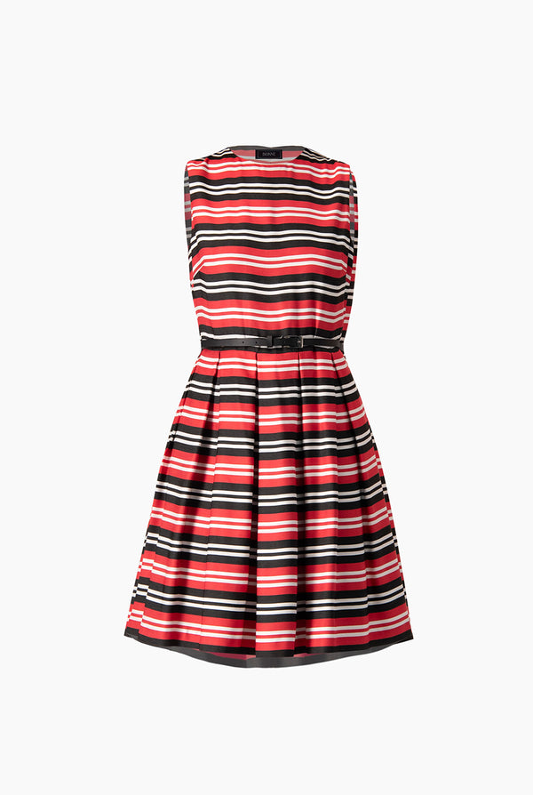 Vestido de rayas sin mangas