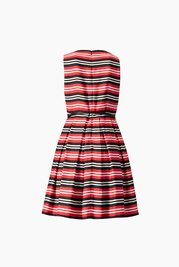 Vestido de rayas sin mangas