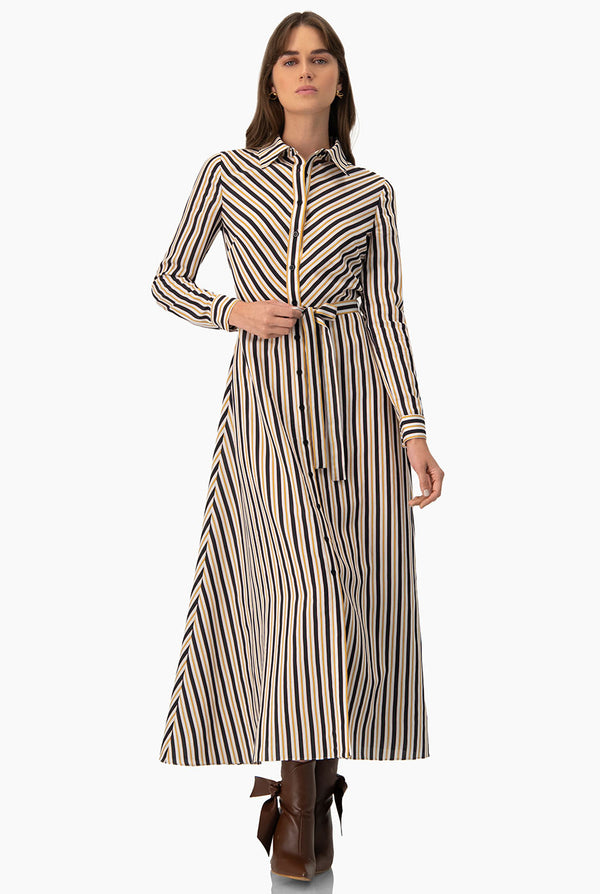 Vestido largo camisero