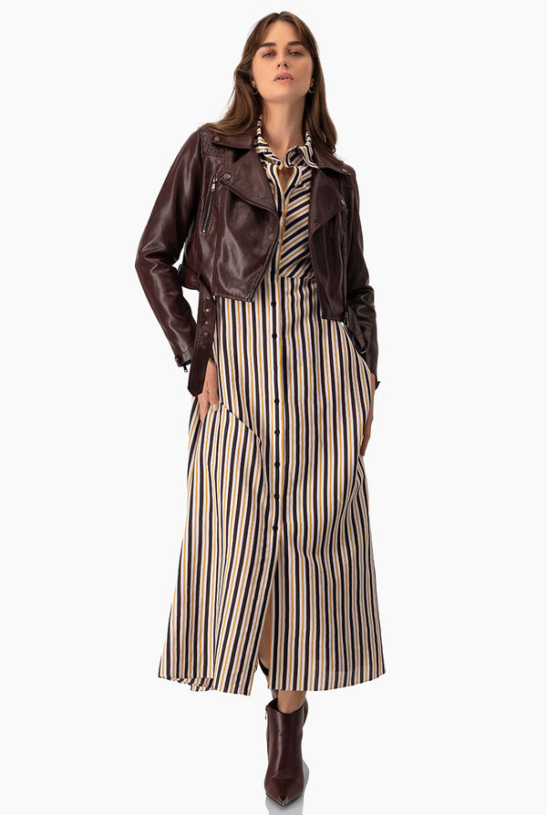 Vestido largo camisero