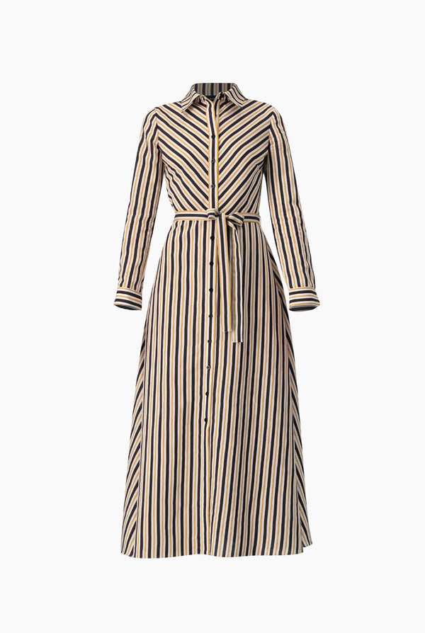 Vestido largo camisero