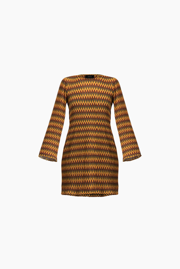 Vestido tejido corto con diadema