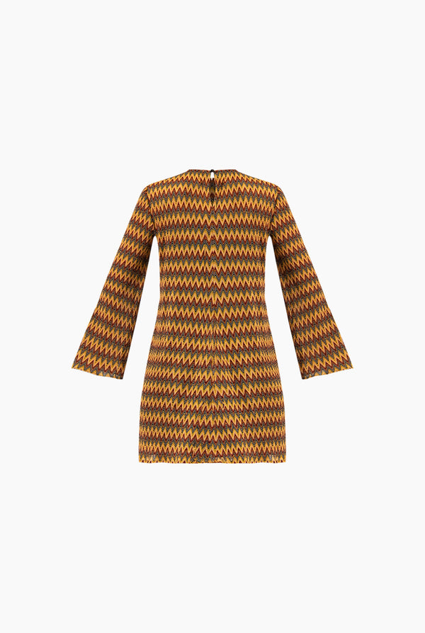 Vestido tejido corto con diadema