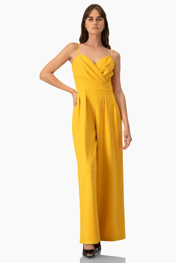 Jumpsuit de pierna amplia