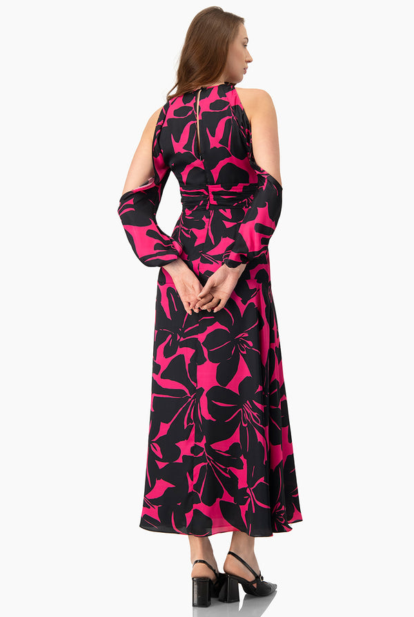 Maxi vestido hombros descubiertos