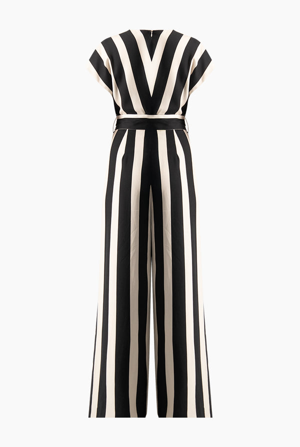 Jumpsuit hombro caido y cinta