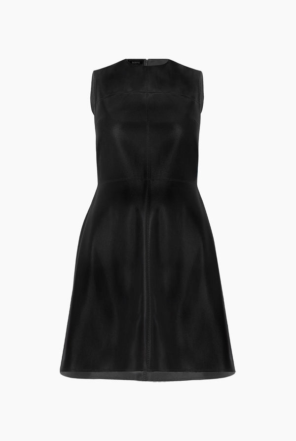 Vestido sin mangas y cuello redondo