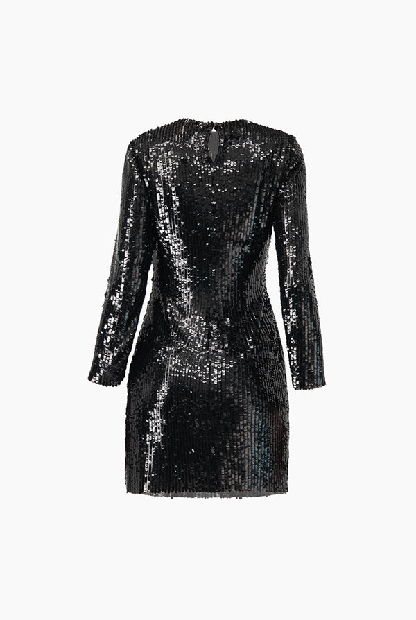 Vestido corto de lentejuelas