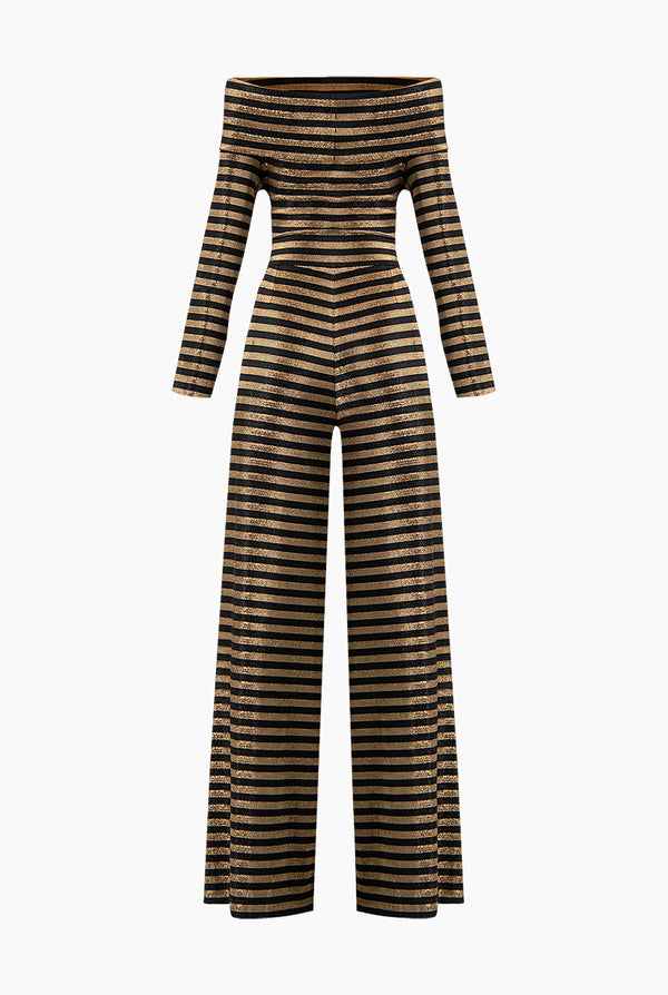 Jumpsuit de escote tipo bardot