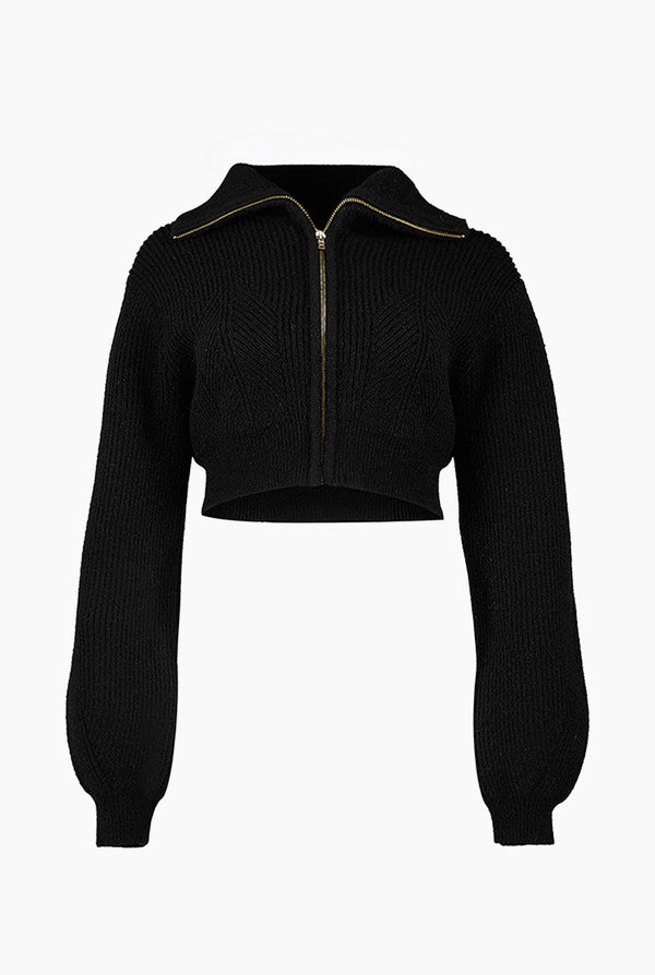 Suéter Cárdigan Con Sujeción