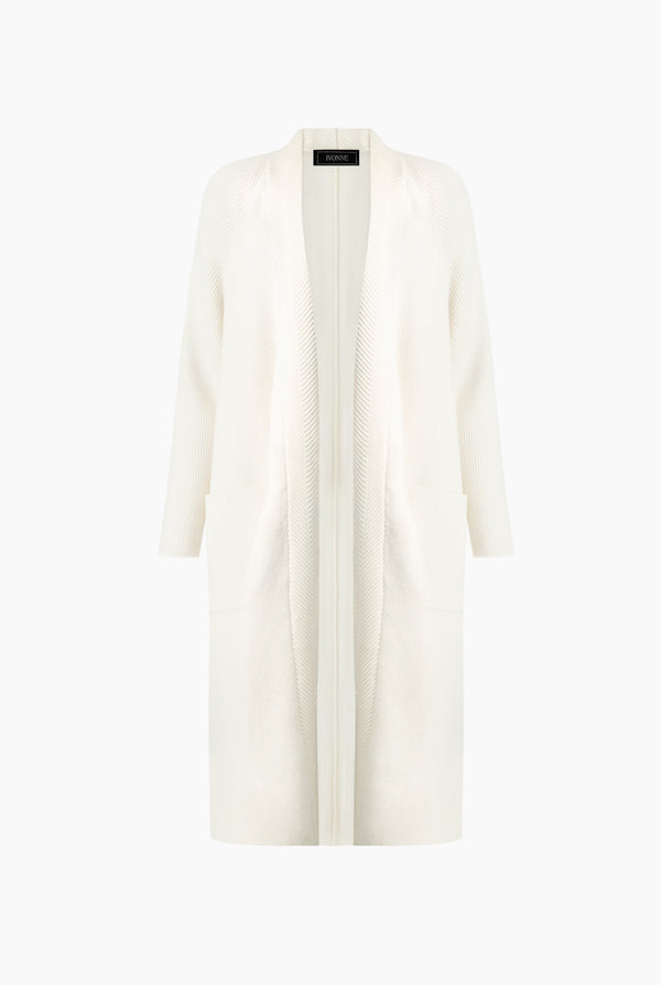 Cárdigan Largo Tejido