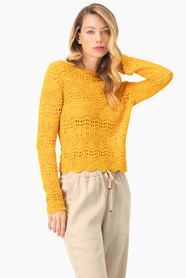 Pullover Abierto Calado