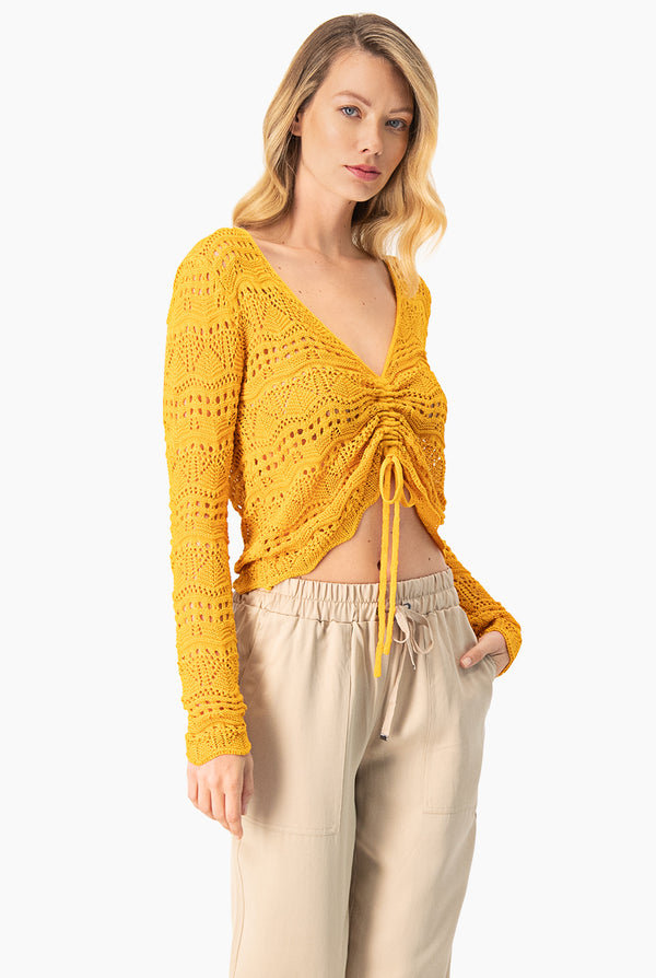 Pullover Abierto Calado