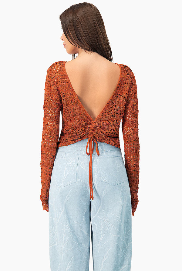 Pullover Abierto Calado