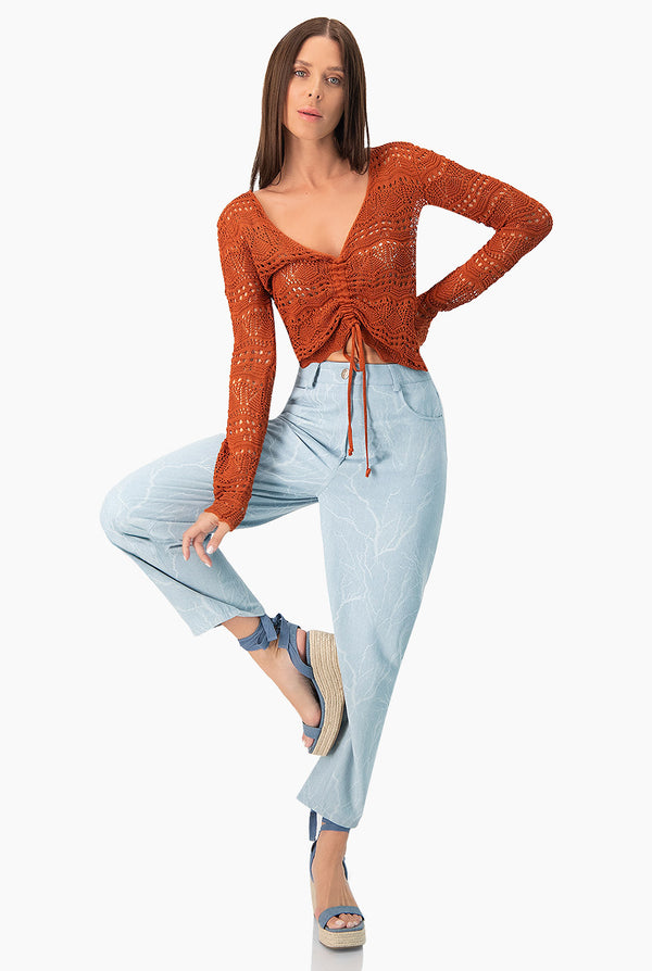 Pullover Abierto Calado