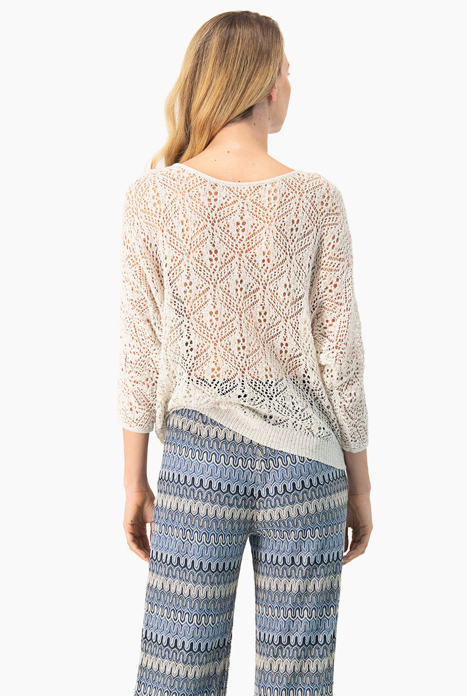 Pullover Calado Foil