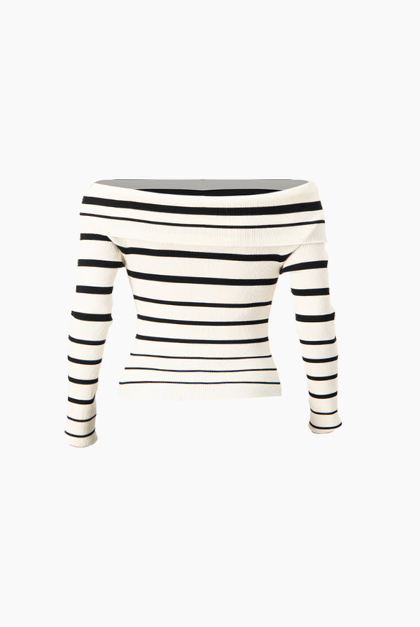 Suéter Franjas B&W