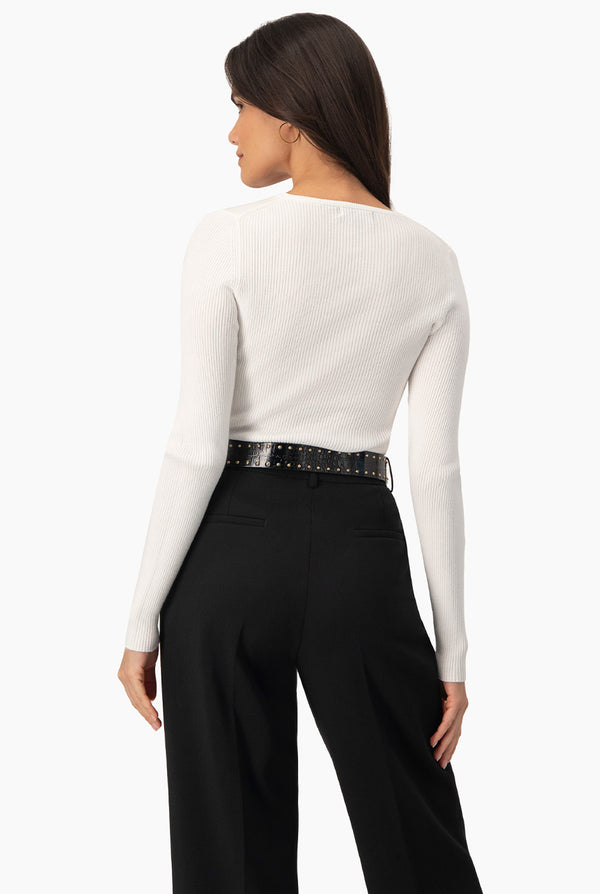 Suéter Basic Canalé