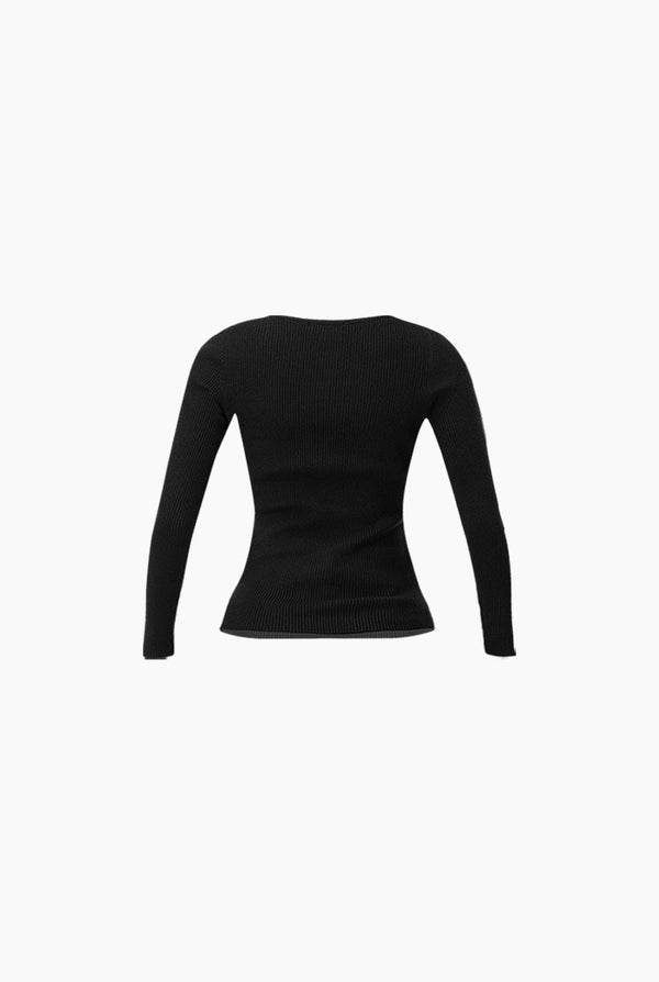 Suéter Basic Canalé