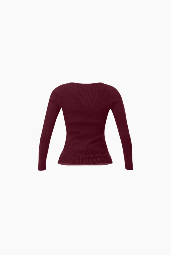 Suéter Basic Canalé