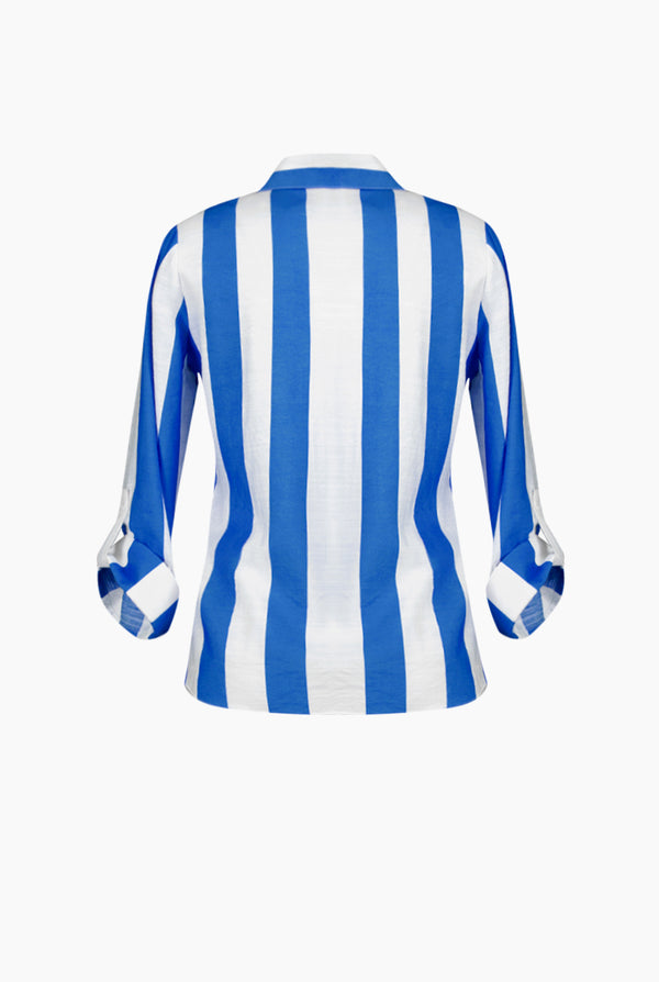 Camisa recta de manga larga