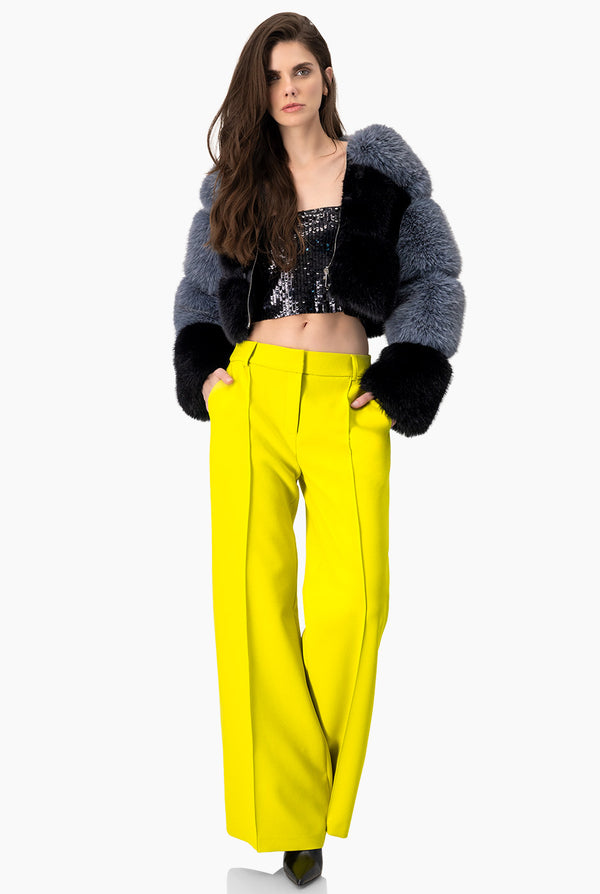 Abrigo Faux-Fur 2 Tonos