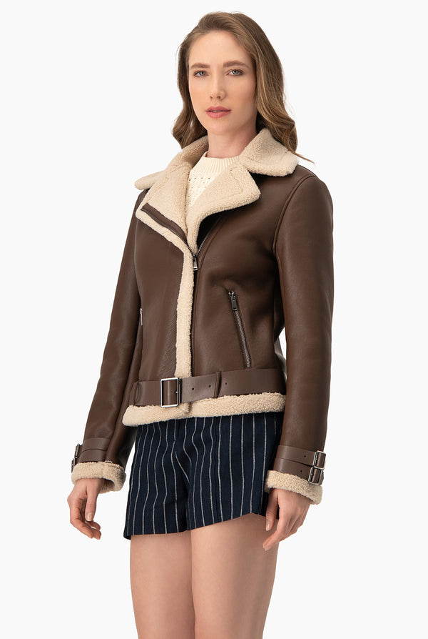 Chamarra Chocolate PU